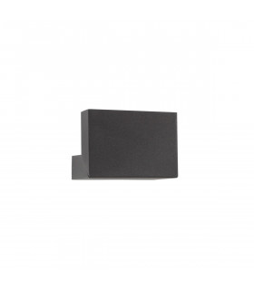 Brin Outdoor Modern Wall Lamp Anthracite Aluminium Clear Glass LED 10W 298Lm 3000K IP65-1