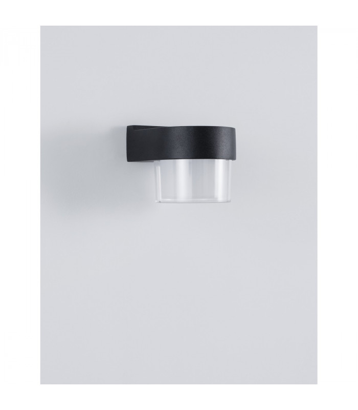 Darf Outdoor Down Wall Lamp Sandy Black Aluminium ABS LED 5W 420Lm 3000K IP65-3