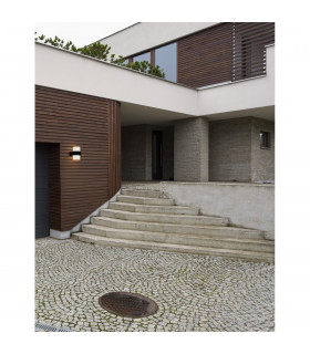 Darf 2 Light Outdoor Up Down Wall Lamp Sandy Black Aluminium ABS LED 2x5W 840Lm 3000K IP65-2