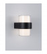 Darf 2 Light Outdoor Up Down Wall Lamp Sandy Black Aluminium ABS LED 2x5W 840Lm 3000K IP65-4