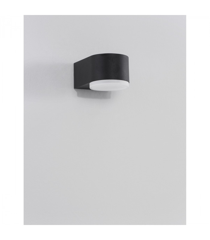 Nus Outdoor Down Wall Lamp Black Aluminium LED 4W 400.33Lm 3000K IP54-3