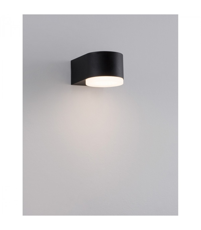 Nus Outdoor Down Wall Lamp Black Aluminium LED 4W 400.33Lm 3000K IP54-4