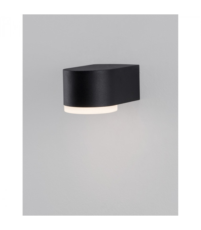 Nus Outdoor Down Wall Lamp Black Aluminium LED 4W 400.33Lm 3000K IP54-5