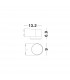 Nus Outdoor Down Wall Lamp Black Aluminium LED 4W 400.33Lm 3000K IP54-6
