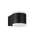 Nus 2 Light Outdoor Up Down Wall Lamp Black Aluminium LED 2x4W 943Lm 3000K IP54-1