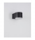 Nus 2 Light Outdoor Up Down Wall Lamp Black Aluminium LED 2x4W 943Lm 3000K IP54-3
