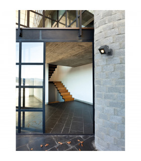 Focus Outdoor Display Light Dark Grey Aluminium Glass Osram LED 6W 420Lm 3000K IP54-2