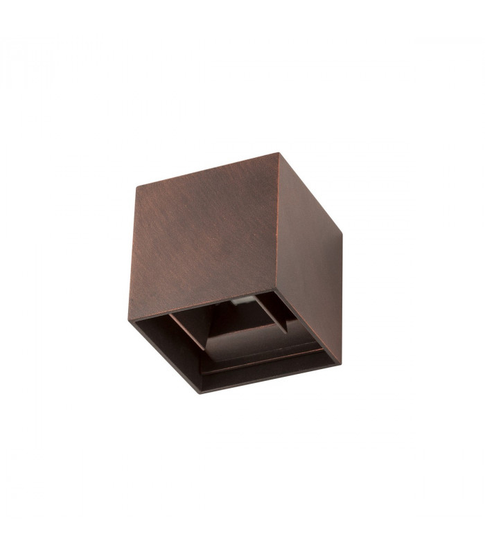 Como 2 Light Outdoor Up Down Wall Lamp Antique Brown Aluminium LED 2x3W 510Lm 3000K Adjustable IP54-1