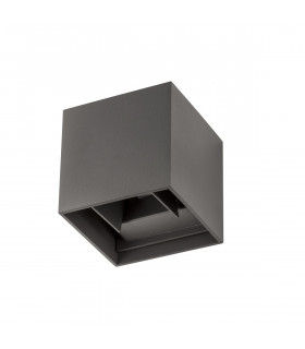 Como 2 Light Outdoor Up Down Wall Lamp Dark Grey Aluminium LED 2x3W 510Lm 3000K  Adjustable IP54-1