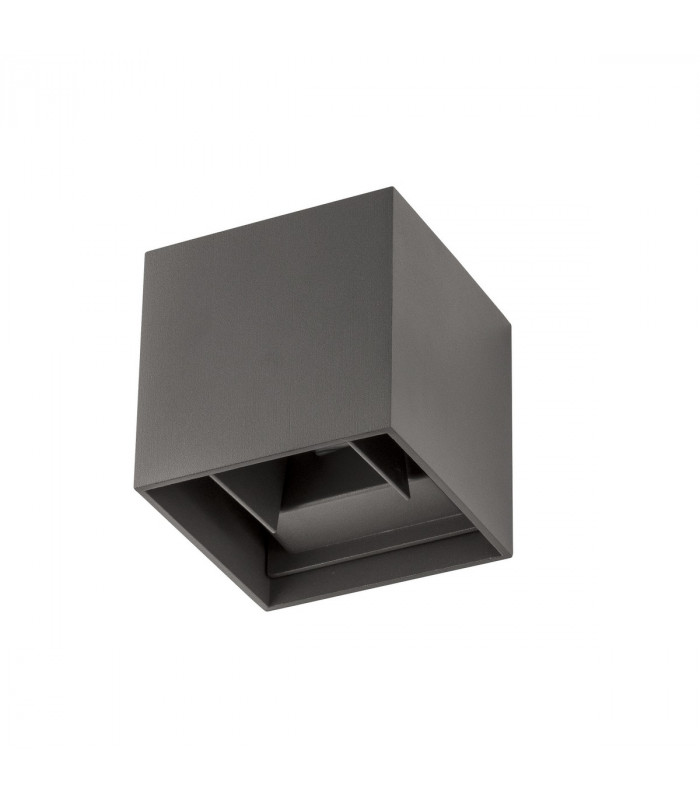 Como 2 Light Outdoor Up Down Wall Lamp Dark Grey Aluminium LED 2x3W 510Lm 3000K  Adjustable IP54-1