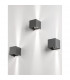 Como 2 Light Outdoor Up Down Wall Lamp Dark Grey Aluminium LED 2x3W 510Lm 3000K  Adjustable IP54-3