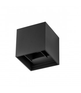 Como 2 Light Outdoor Up Down Wall Lamp Black Aluminium LED 2x3W 510Lm 3000K Adjustable IP54-1