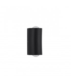 Azar 2 Light Outdoor Up Down Wall Lamp Black Aluminium LED 2x2W 400Lm 3000K 500mA IP54-1