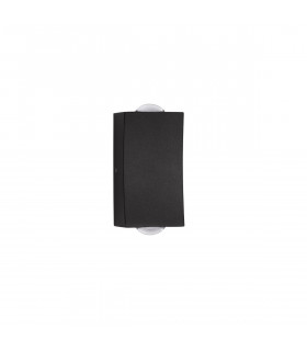 Dewei 2 Light Outdoor Up Down Wall Lamp Black Aluminium LED 2x2W 400Lm 3000K 500mA IP54-1