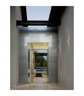 Dewei 2 Light Outdoor Up Down Wall Lamp White Aluminium LED 2x2W 400Lm 3000K 500mA IP54-2