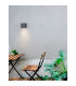 Nero Square Outdoor Down Wall Lamp Dark Grey Aluminium Glass LED GU10 1x7W IP54-2