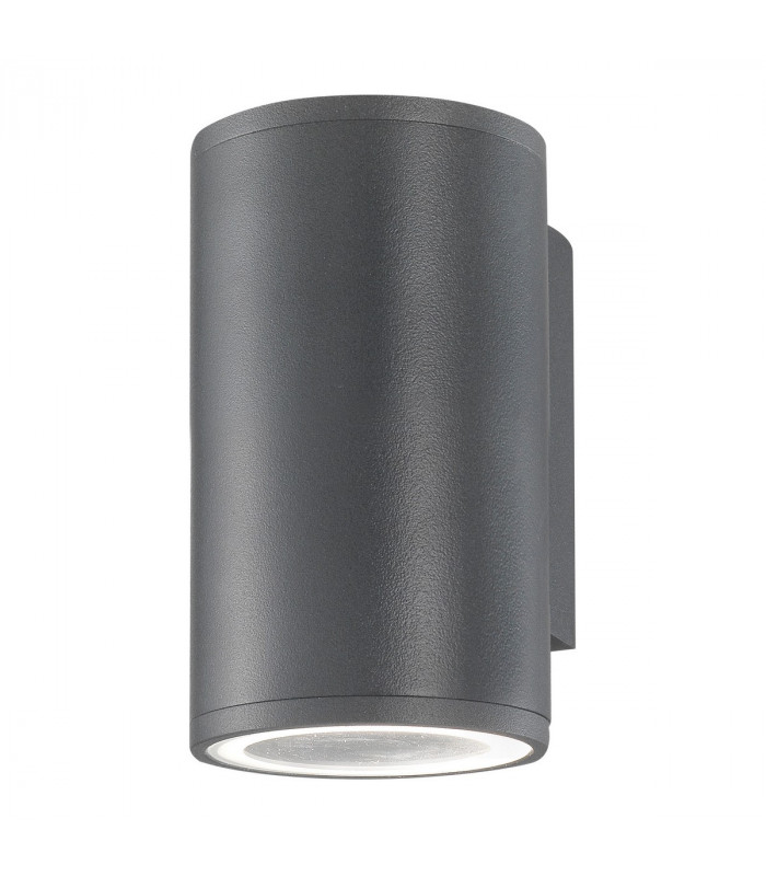 Nodus Outdoor Up Down Wall Lamp Dark Grey Aluminium Glass LED GU10 1x7W IP54-1