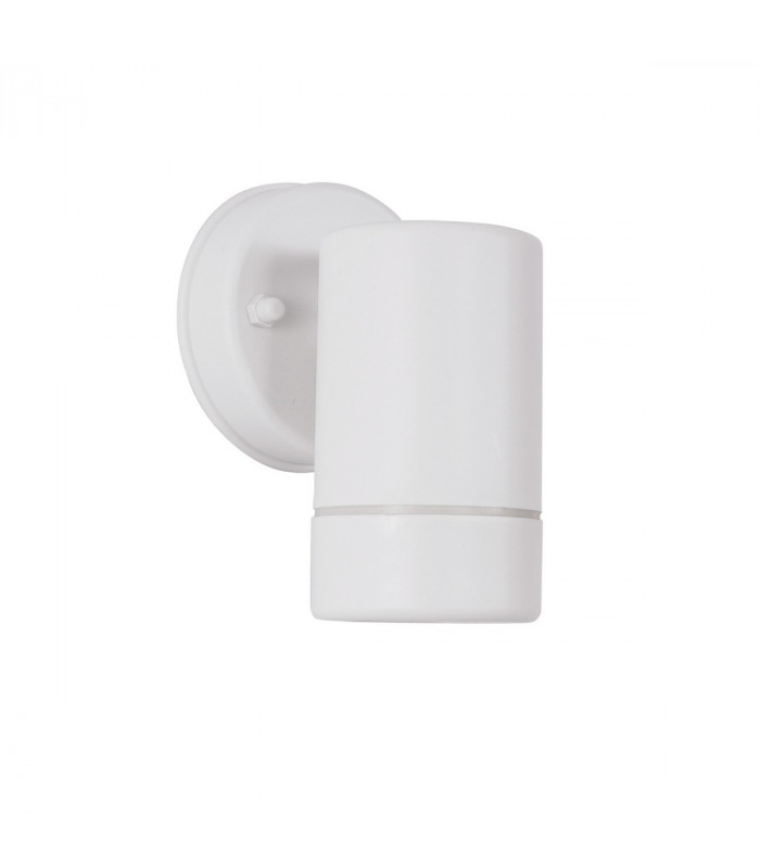 Limbio Outdoor Down Wall Lamp White ABS Glass LED GU10 1x7W IP44-1