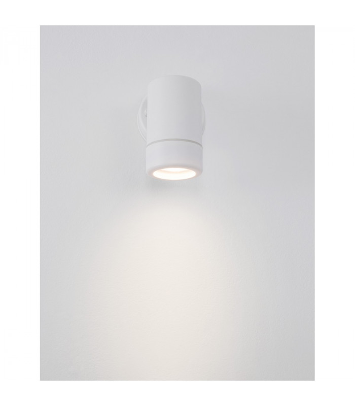 Limbio Outdoor Down Wall Lamp White ABS Glass LED GU10 1x7W IP44-2