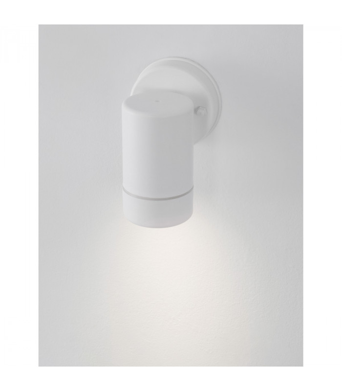 Limbio Outdoor Down Wall Lamp White ABS Glass LED GU10 1x7W IP44-4