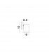 Limbio Outdoor Down Wall Lamp White ABS Glass LED GU10 1x7W IP44-5