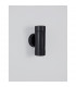 Limbio 2 Light Outdoor Up Down Wall Lamp Black ABS Glass LED GU10 2x7W IP44-4