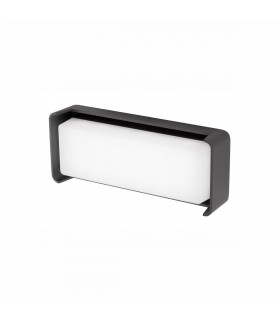 Keen Outdoor Modern Wall Lamp Dark Grey Aluminium LED 12W 936Lm 3000K IP65-1