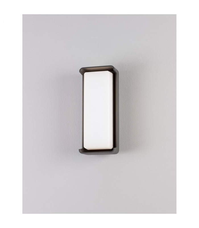 Keen Outdoor Modern Wall Lamp Dark Grey Aluminium LED 12W 936Lm 3000K IP65-3