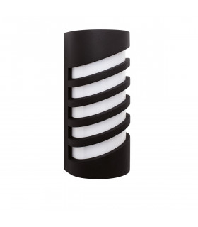 Lupo Outdoor Modern Wall Lamp Black Aluminium LED 10W 380Lm 3000K IP65-1