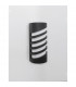 Lupo Outdoor Modern Wall Lamp Black Aluminium LED 10W 380Lm 3000K IP65-3