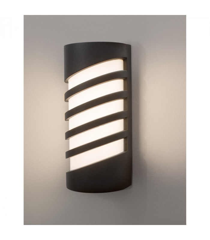 Lupo Outdoor Modern Wall Lamp Black Aluminium LED 10W 380Lm 3000K IP65-6