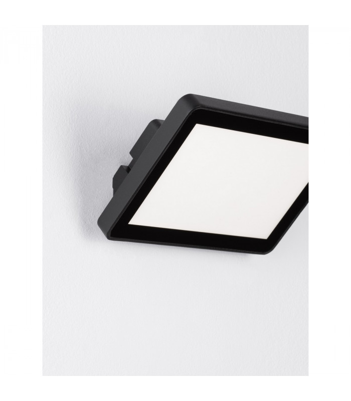 Nobu Outdoor Modern Wall Lamp Sandy Black Aluminium Glass Silicone Gasket LED 15W 496.9Lm 3000K IP65-5