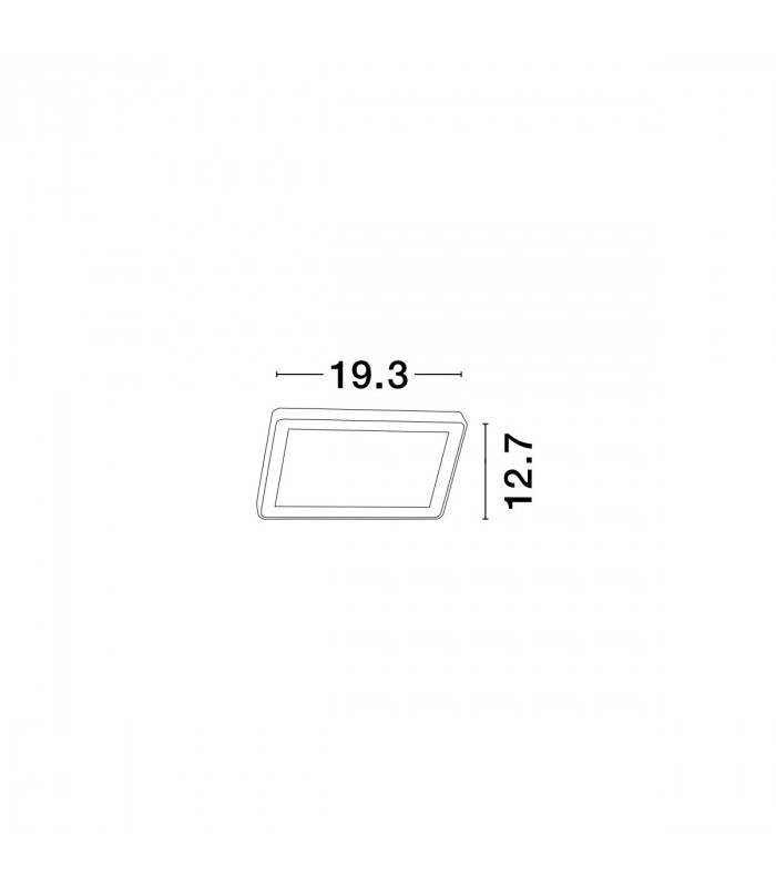 Nobu Outdoor Modern Wall Lamp Sandy Black Aluminium Glass Silicone Gasket LED 15W 496.9Lm 3000K IP65-6
