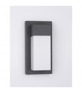 Leto Outdoor Modern Wall Lamp Sandy Black Aluminium LED 18W 2132Lm 3000K IP65-1