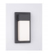 Leto Outdoor Modern Wall Lamp Sandy Black Aluminium LED 18W 2132Lm 3000K IP65-3