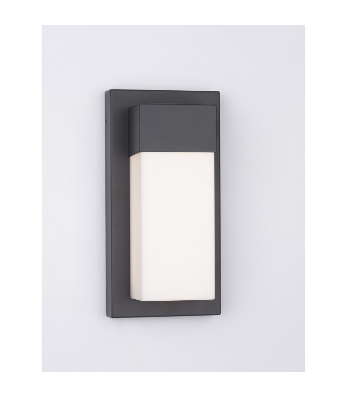 Leto Outdoor Modern Wall Lamp Sandy Black Aluminium LED 18W 2132Lm 3000K IP65-3