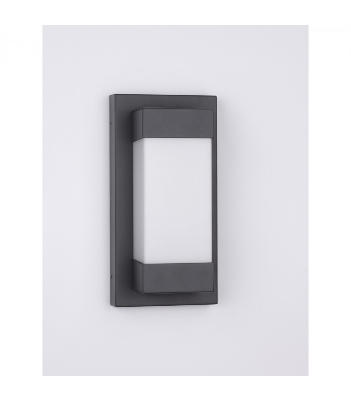 Leto II Outdoor Modern Wall Lamp Sandy Black Aluminium LED 18W 2132Lm 3000K IP65-3