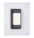 Leto II Outdoor Modern Wall Lamp Sandy Black Aluminium LED 18W 2132Lm 3000K IP65-4