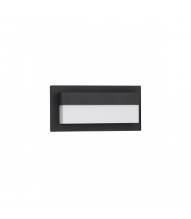 Leto 29cm Outdoor Modern Wall Lamp Sandy Black Aluminium LED 18W 2132Lm 3000K IP65-1