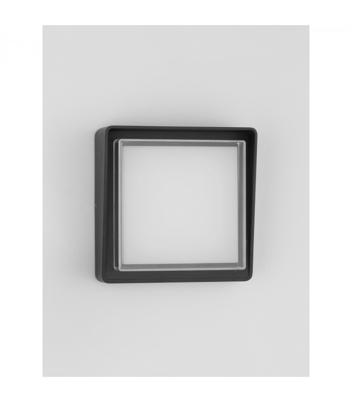 Cape Outdoor Modern Wall Lamp Anthracite Aluminium Frost Acrylic Glass LED 10W 763Lm 3000K IP65-3