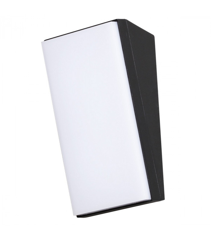 Keen Outdoor Flush Wall Lamp Sandy Black Aluminium LED 12W 1080Lm 3000K IP65-1