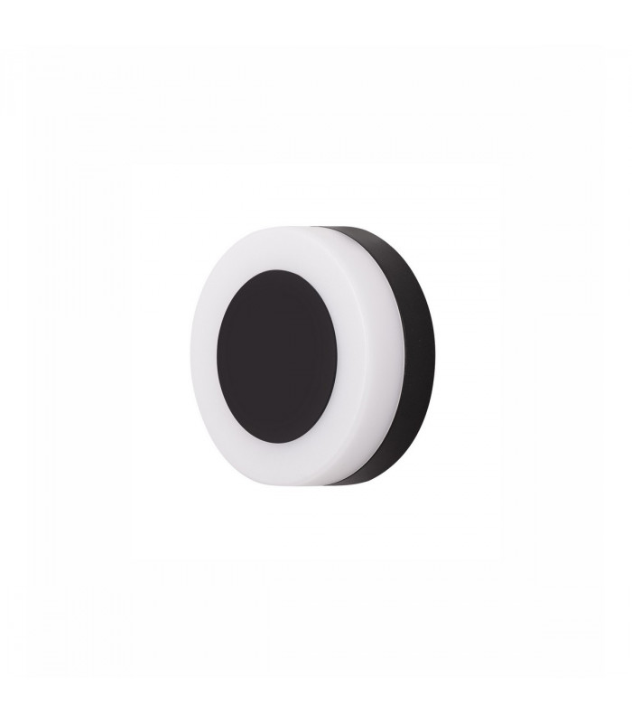 Tune Round Outdoor Modern Wall Lamp Sandy Black Aluminium LED 9W 620Lm 3000K IP65-1