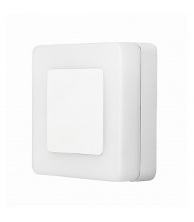 Tune Square Outdoor Modern Wall Lamp Sandy White Aluminium LED 9W 620Lm 3000K IP65-1