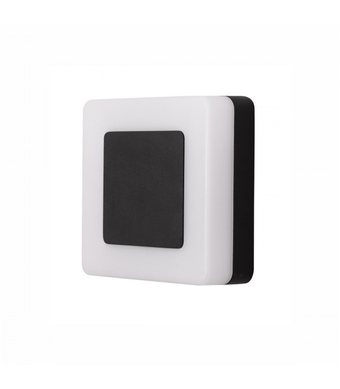 Tune Square Outdoor Modern Wall Lamp Sandy Black Aluminium LED 9W 620Lm 3000K IP65-1