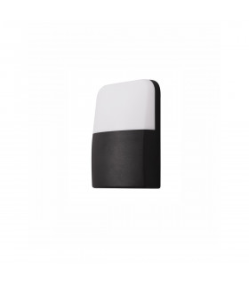 Droplet Outdoor Flush Wall Lamp Sandy Black Aluminium LED 6W 230Lm 3000K IP65 13 13-1