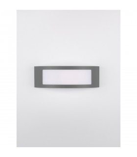 Zenith Bathroom Wall Lamp Dark Grey Stainless Aluminium LED E27 IP44-2