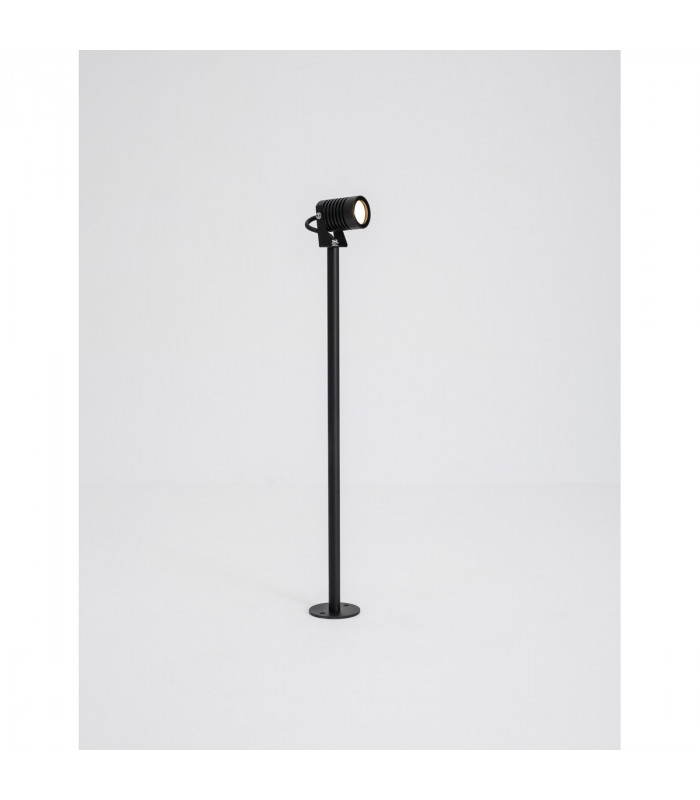 Fend 64cm Outdoor Bollard Black Aluminium Glass LED 5W 378Lm 3000K IP65-3