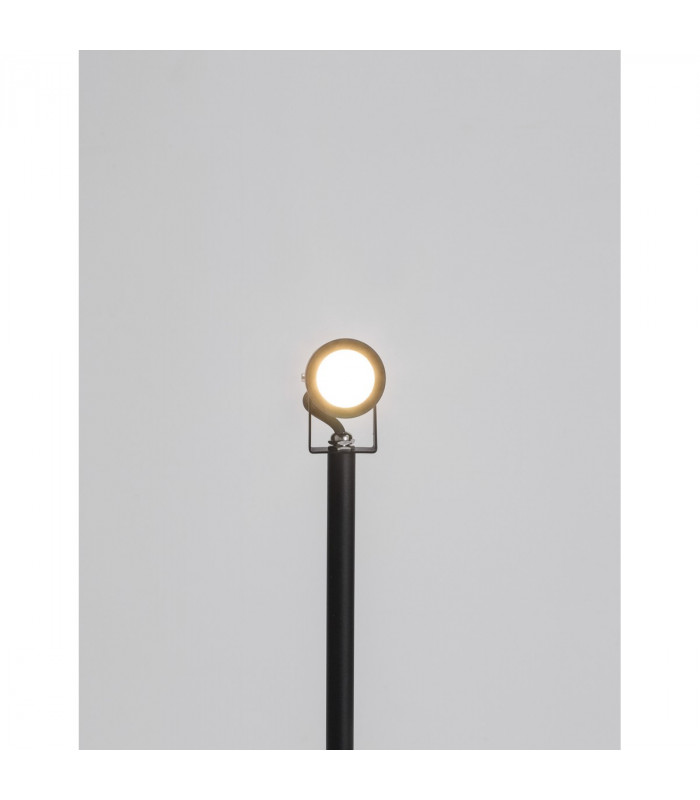 Fend 64cm Outdoor Bollard Black Aluminium Glass LED 5W 378Lm 3000K IP65-4