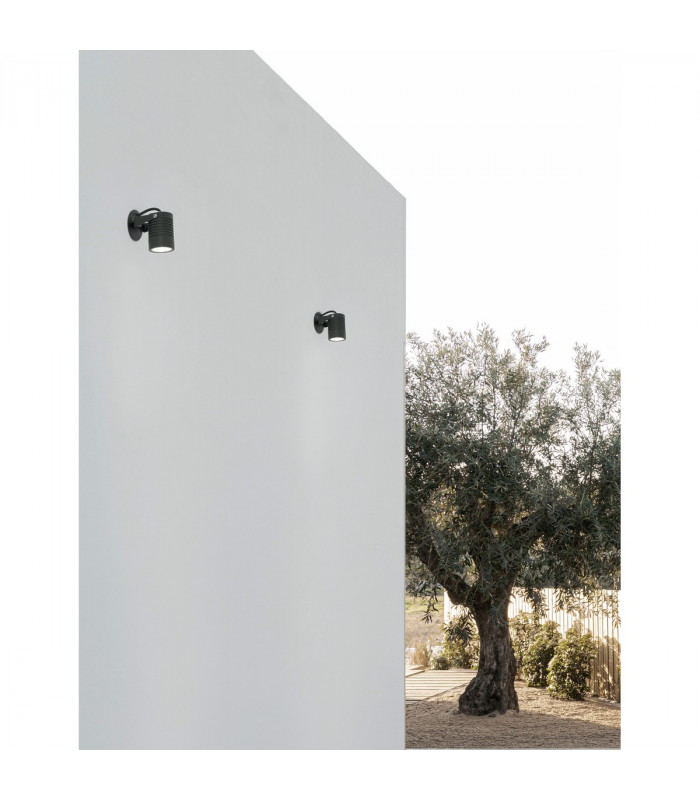 Fend Outdoor Display Light Black Aluminium Glass LED 10W 883Lm 3000K IP65-2