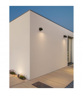Fend Wall Mounted Outdoor Display Light Black Aluminium Glass LED 5W 378Lm 3000K IP65-2
